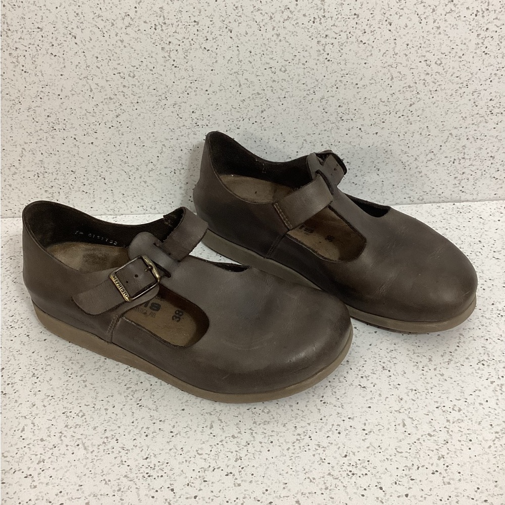 Mephisto Mobile Brown Mary Janes Shoes Womens Size 7.5 Leather